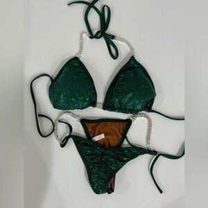 Angel Competition Bikini Hologram Emerald Medium Pro